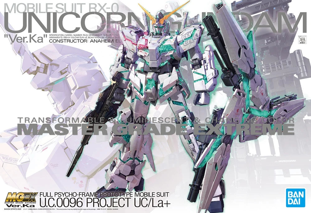 MGEX 1/100 RX-0 Unicorn Gundam (Ver.Ka) | Bandai Gundam Gunpla