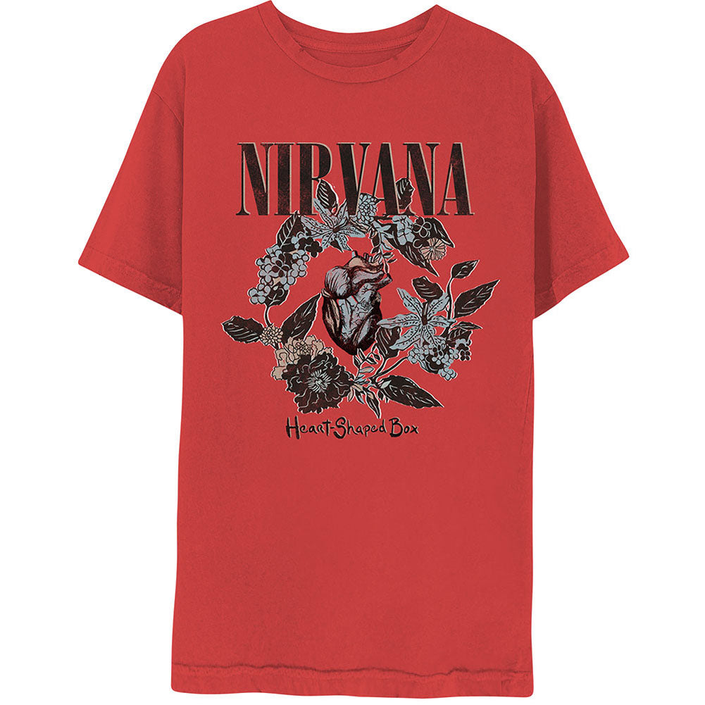 Nirvana Heart-Shaped Box Slim Fit T-shirt 426923 | Rockabilia