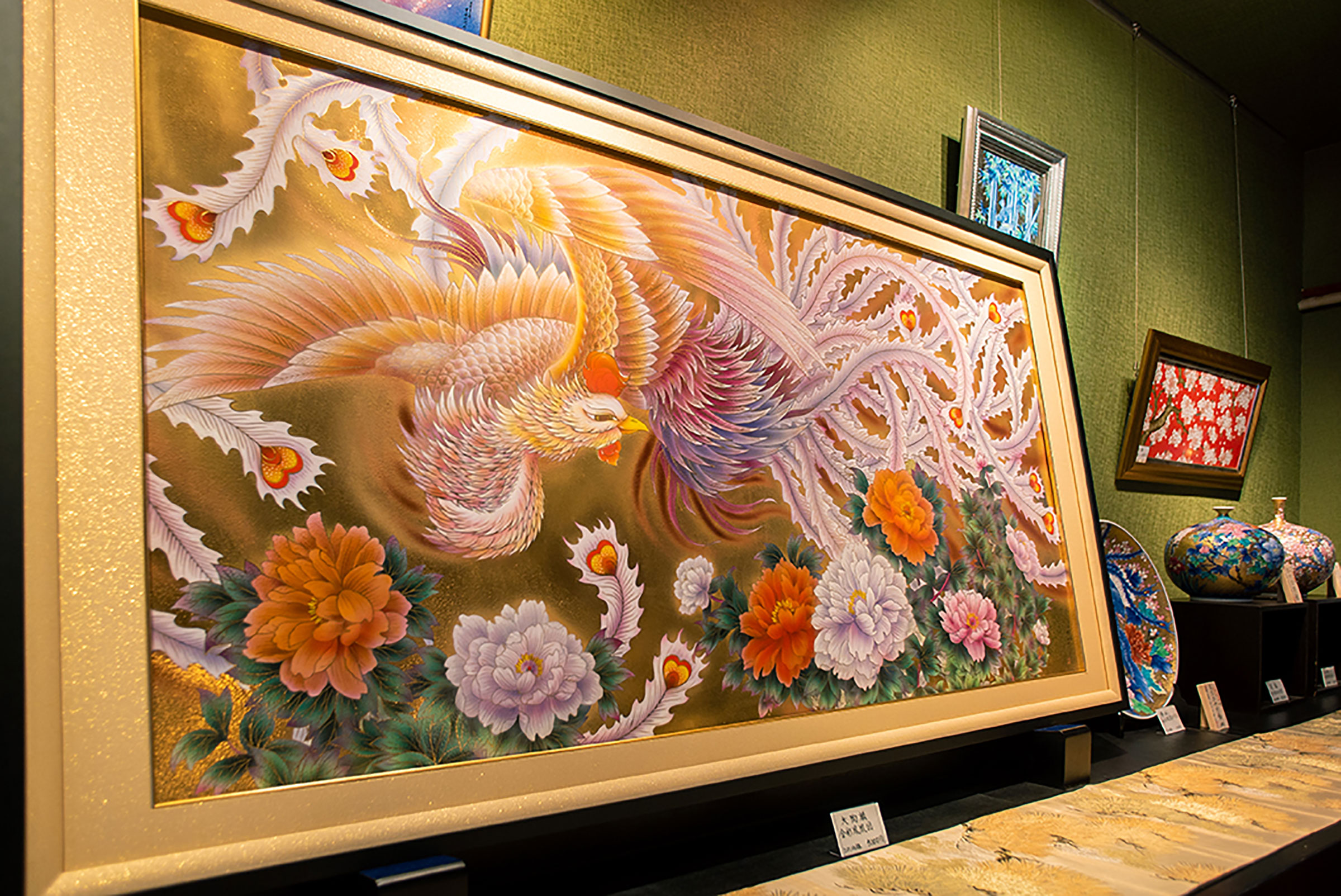 伝統工芸師 中村一代 有田焼 陶版画 錦鯉 【公式通販】