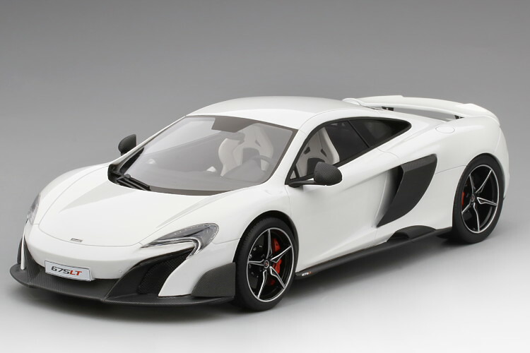 楽天市場】TOP SPEED 1/18 マクラーレン 675LT シリカ ホワイト 999台