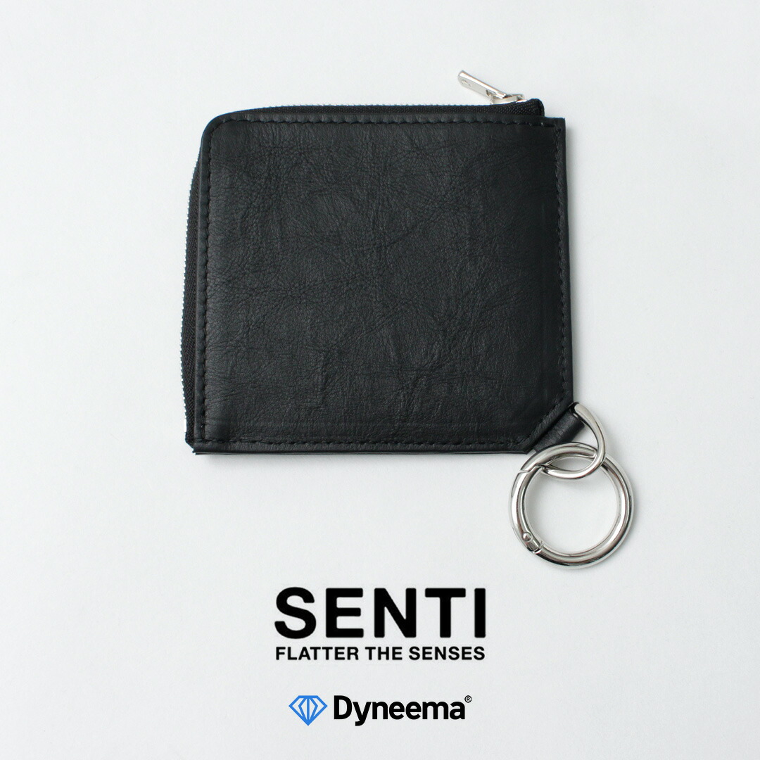 楽天市場】SENTI（センティ） ダイニーマレザー Lジップ ウォレット