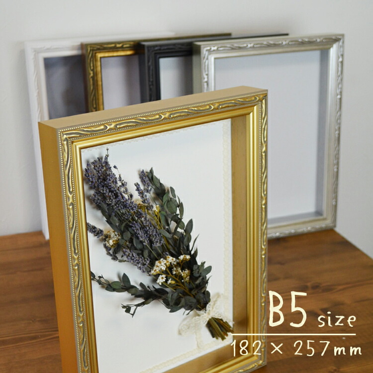 楽天市場】FF ボックスフレーム 立体額 額縁 B5 182×257mm