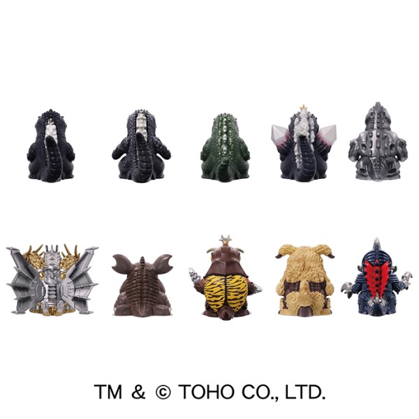 ゴジラ ソフビパペットマスコット3【1BOX 10パック入り