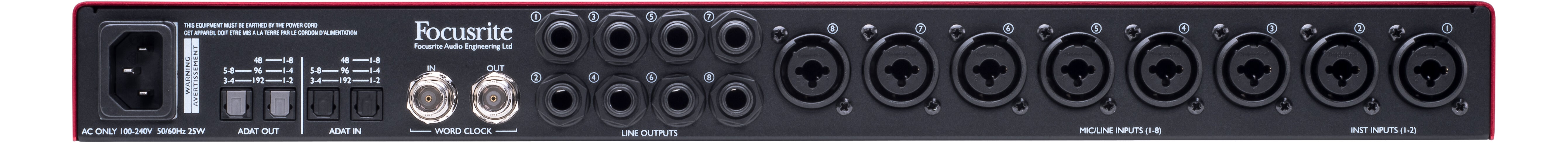 Focusrite Scarlett OctoPre Dynamic Eight-Channel Mic Pre With A-D
