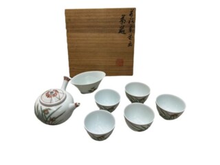 十三代 酒井田柿右衛門 作『染錦柿文皿』 買取価格相場｜骨董品買取 緑和堂