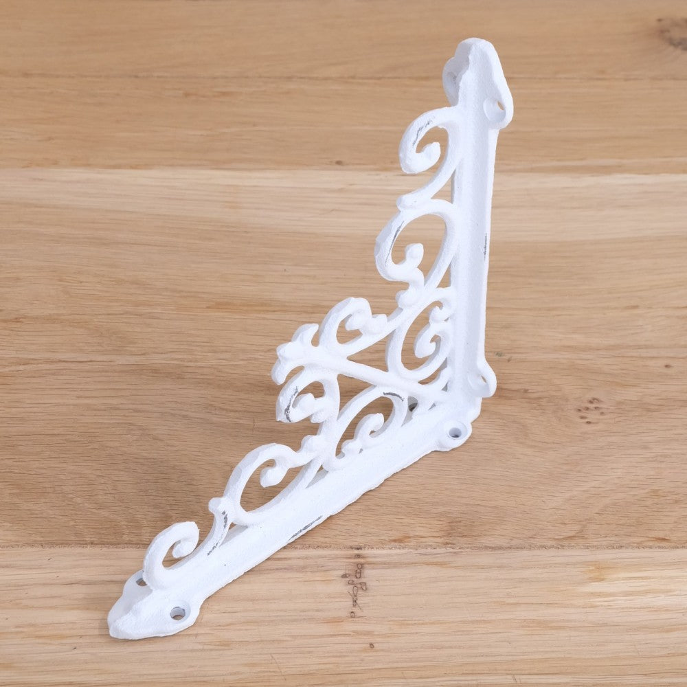 好きな場所に棚を付けよう！お洒落な唐草模様のアイアンブラケット(棚