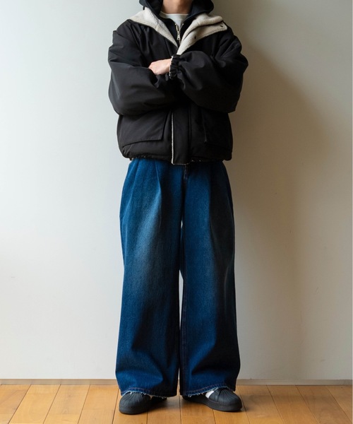 SINSS パーカー Double zip hoodie / ダブルジップフーディ メンズ