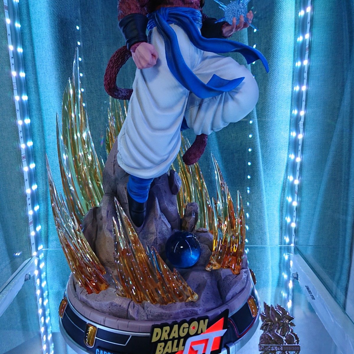 値下げok ドラゴンボール ガレージキット スーパーサイヤ人4 ゴジータ