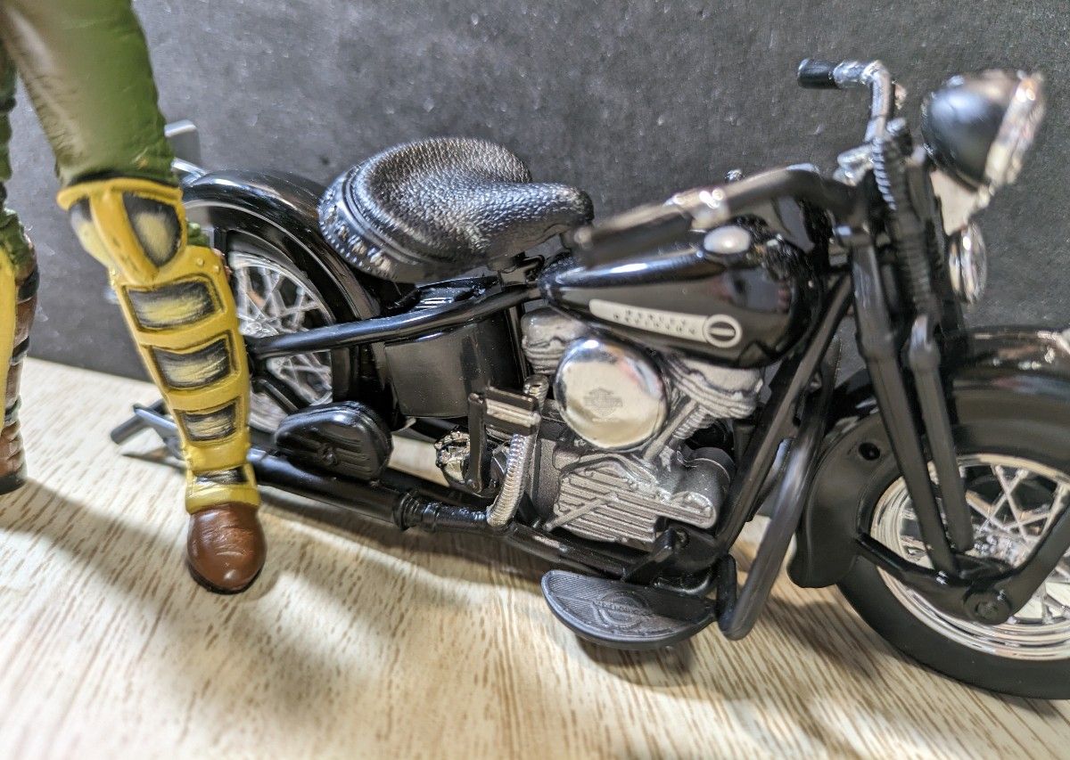 北斗の拳 ジャギ バイク付 フィギュア ハーレー HARLEY-DAVIDSON