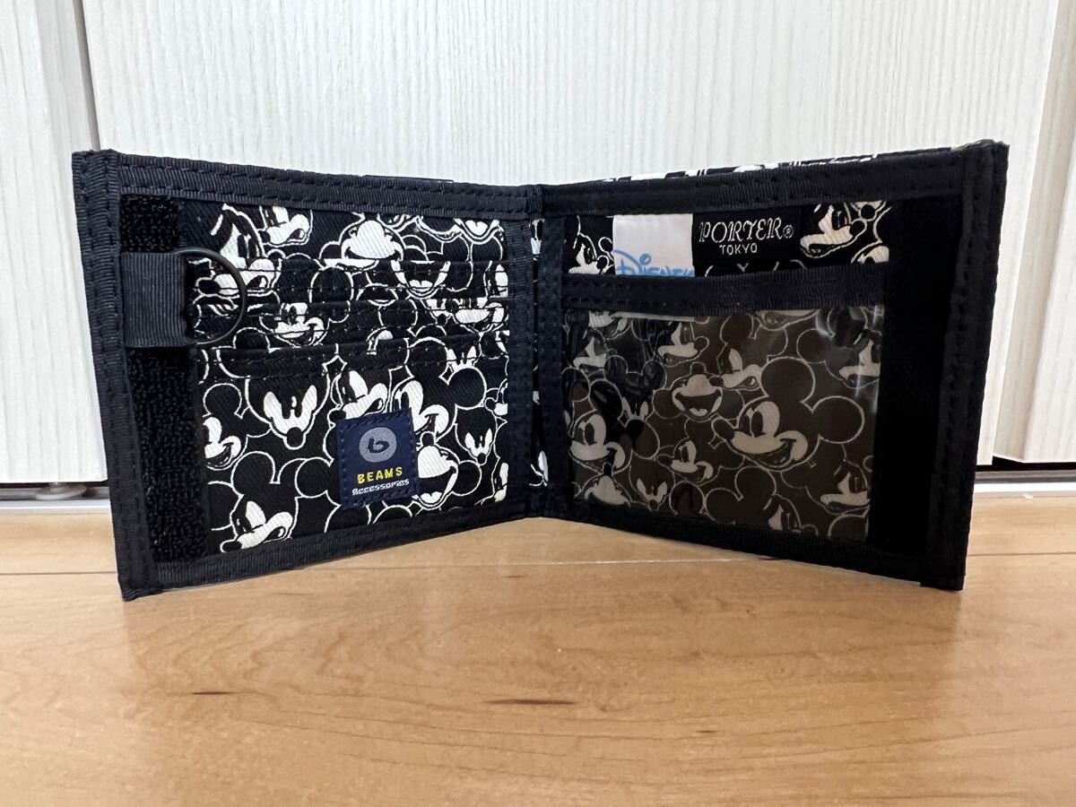 新品 未使用 ポーター×ビームス×ディズニー 2つ折り財布 財布