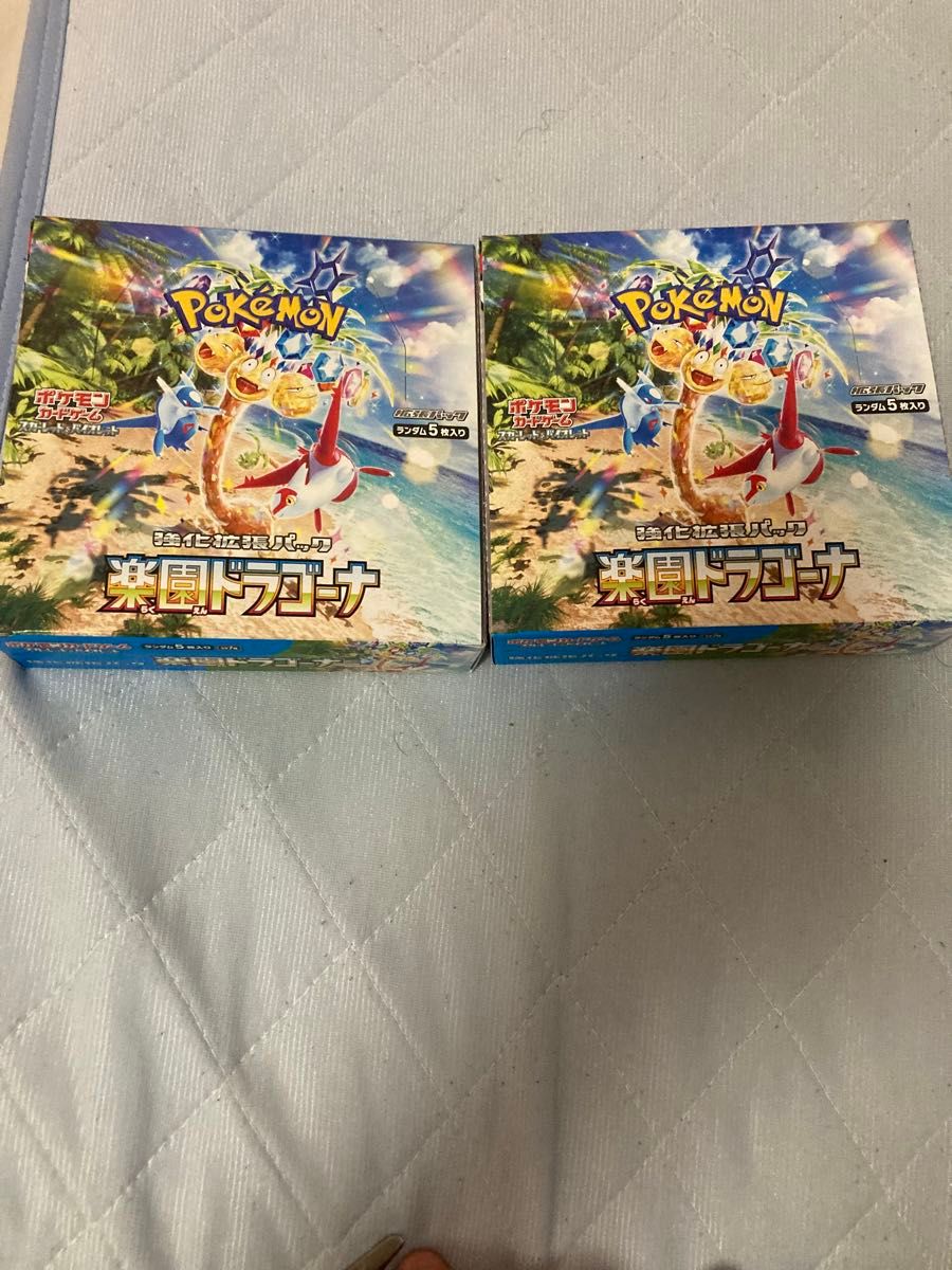ポケモンカードゲーム 楽園ドラゴーナ ポケカ 拡張パック 2box