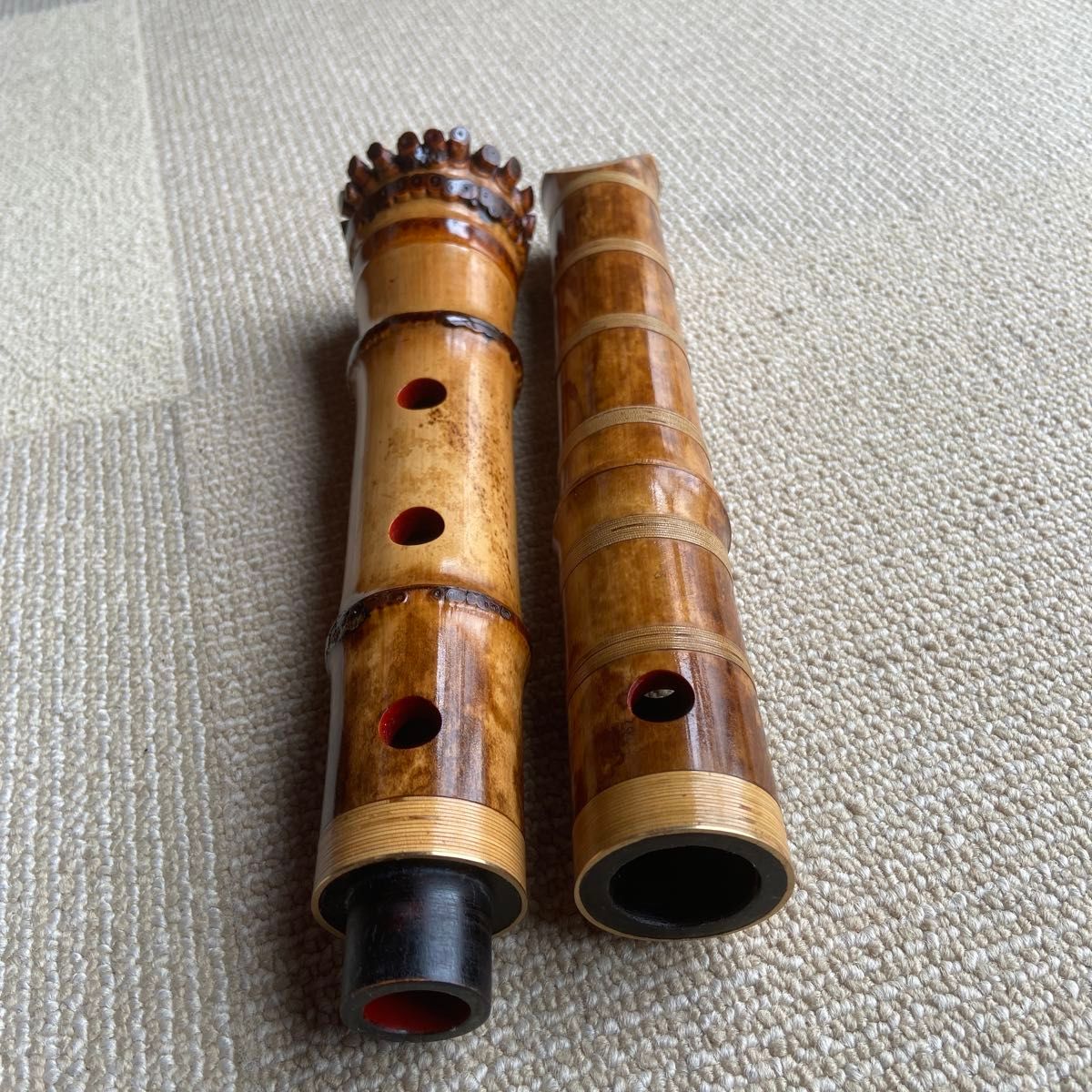 207尺八 一尺六寸管 真山銘三印 金中継ぎ 最高級品 和楽器 尺八｜Yahoo