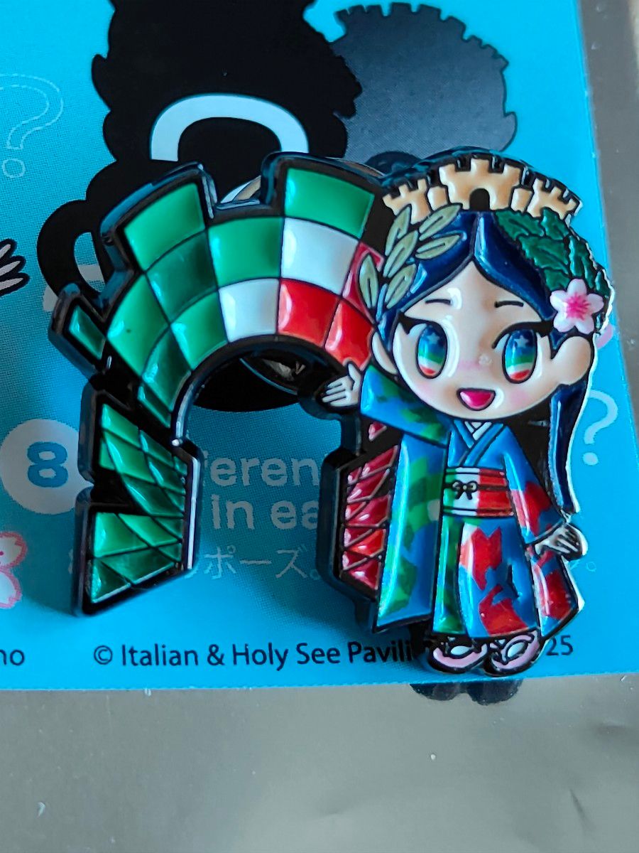 レア】イタリア館 イタリアちゃんピンバッジ EXPO2025 大阪万博 ピンズ