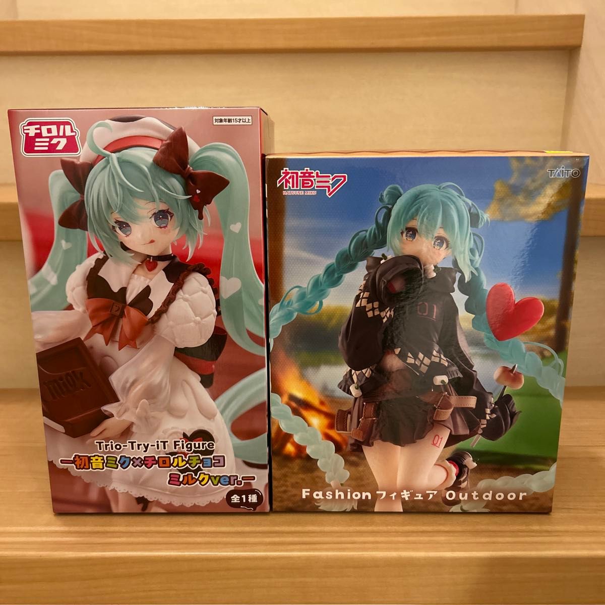 新品未開封】初音ミク Fashionフィギュア & 初音ミク×チロルチョコ