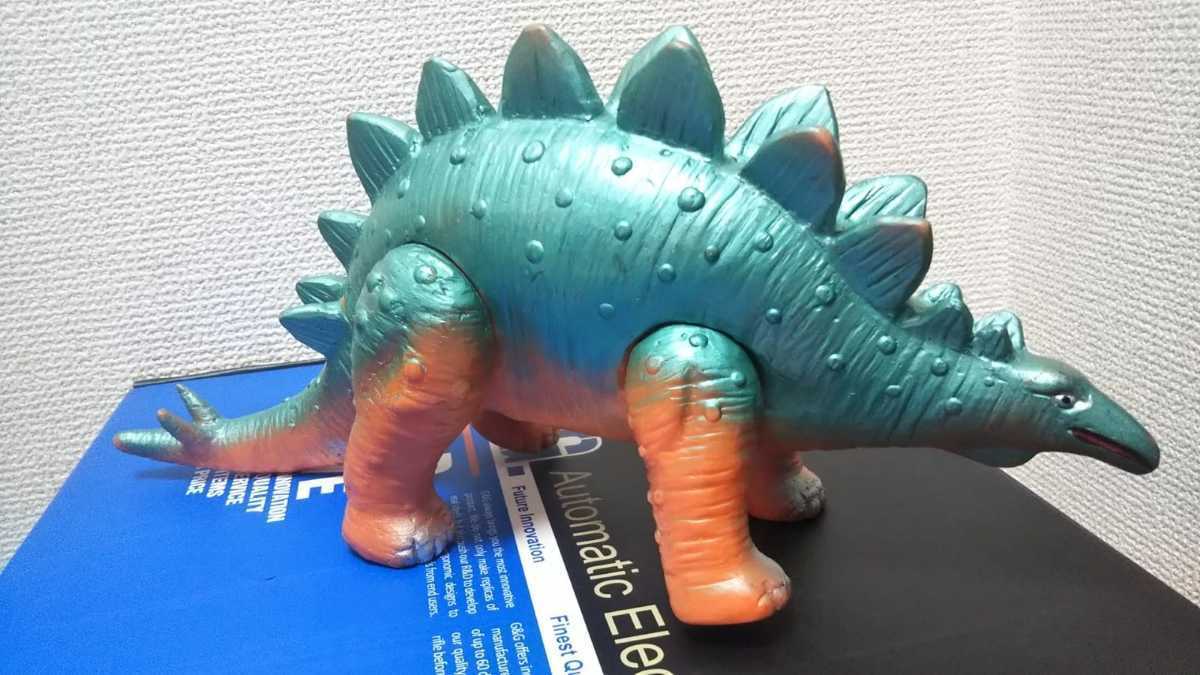 s*r様 パチモン怪獣ソフビ 恐竜ステゴサウルス 1970年頃 当時物 世界的