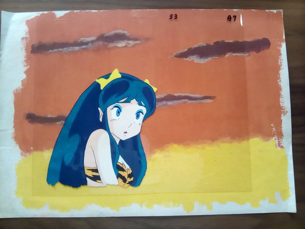 Yahoo!オークション - うる星やつら ラムちゃん セル画背景付き 原画