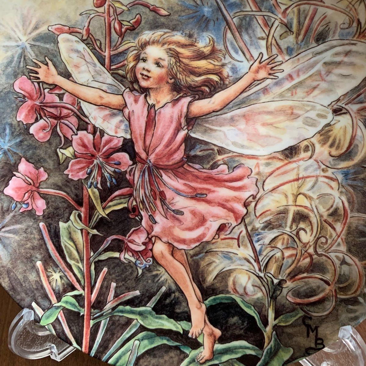 メアリーバーカー ステンドグラスLavender Fairyグラスマスターズ社