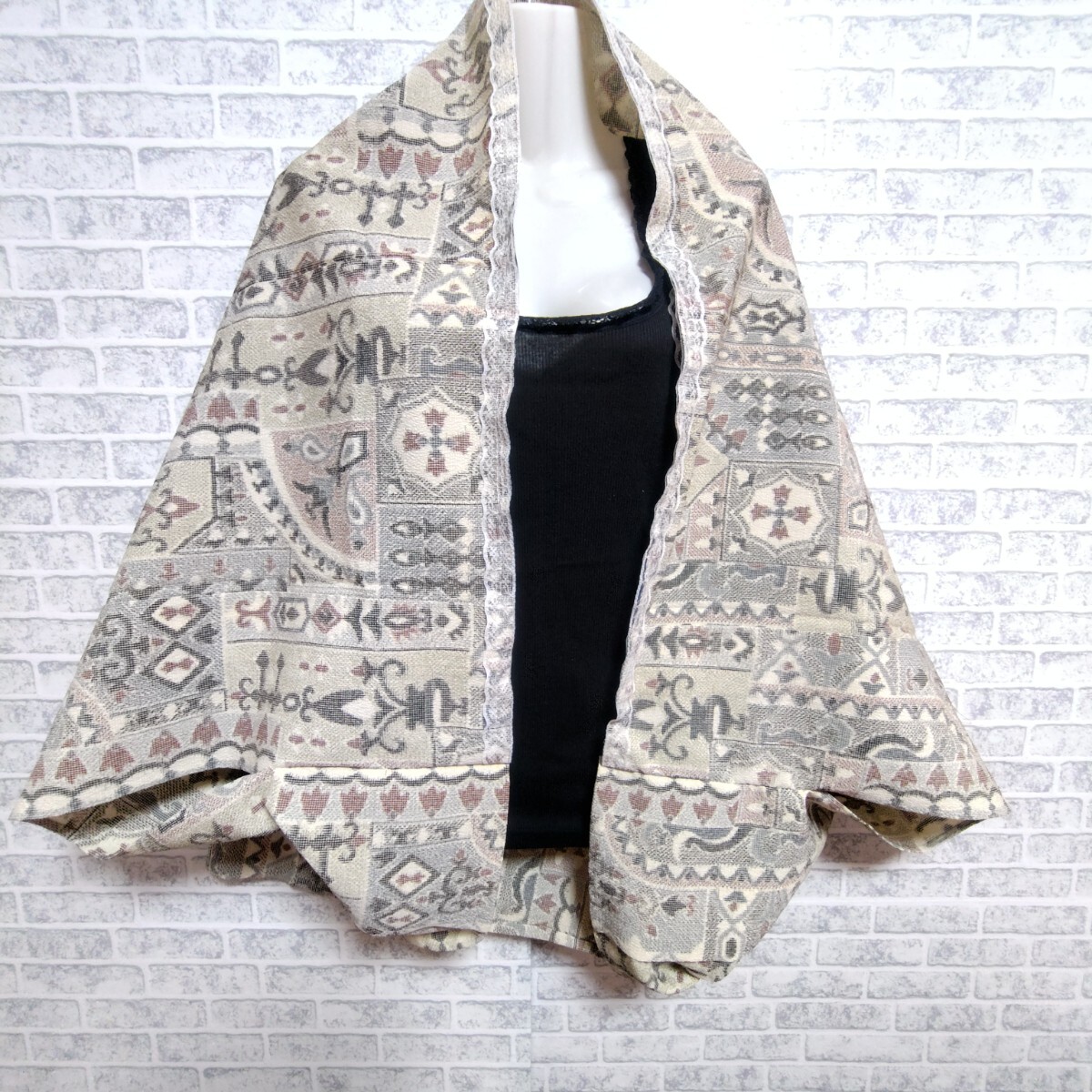 布フェルトストール 一点物 ハンドメイド シルクオーガンジー｜Yahoo