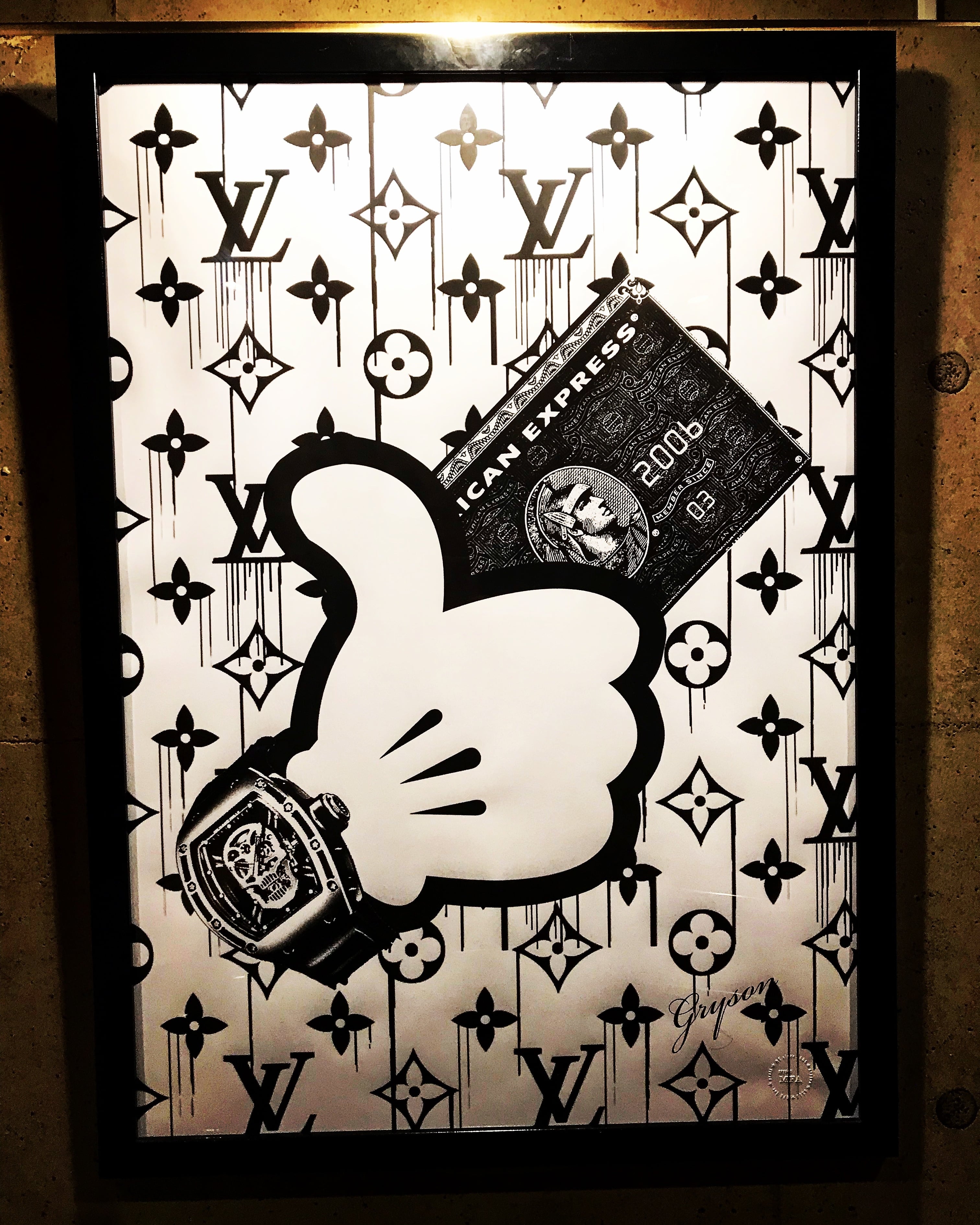 Grysonアート3L アメックスパロディオマージュアート | MFA