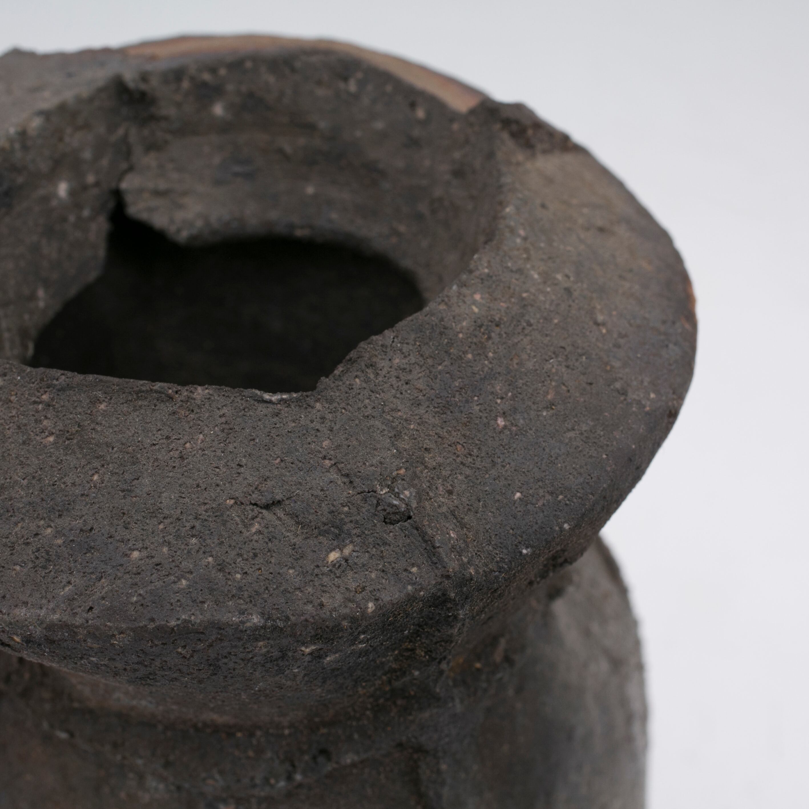 備前焼 花入 耳付 双耳 隠崎隆一 花瓶 花器 共箱 茶道具 茶会 床飾り