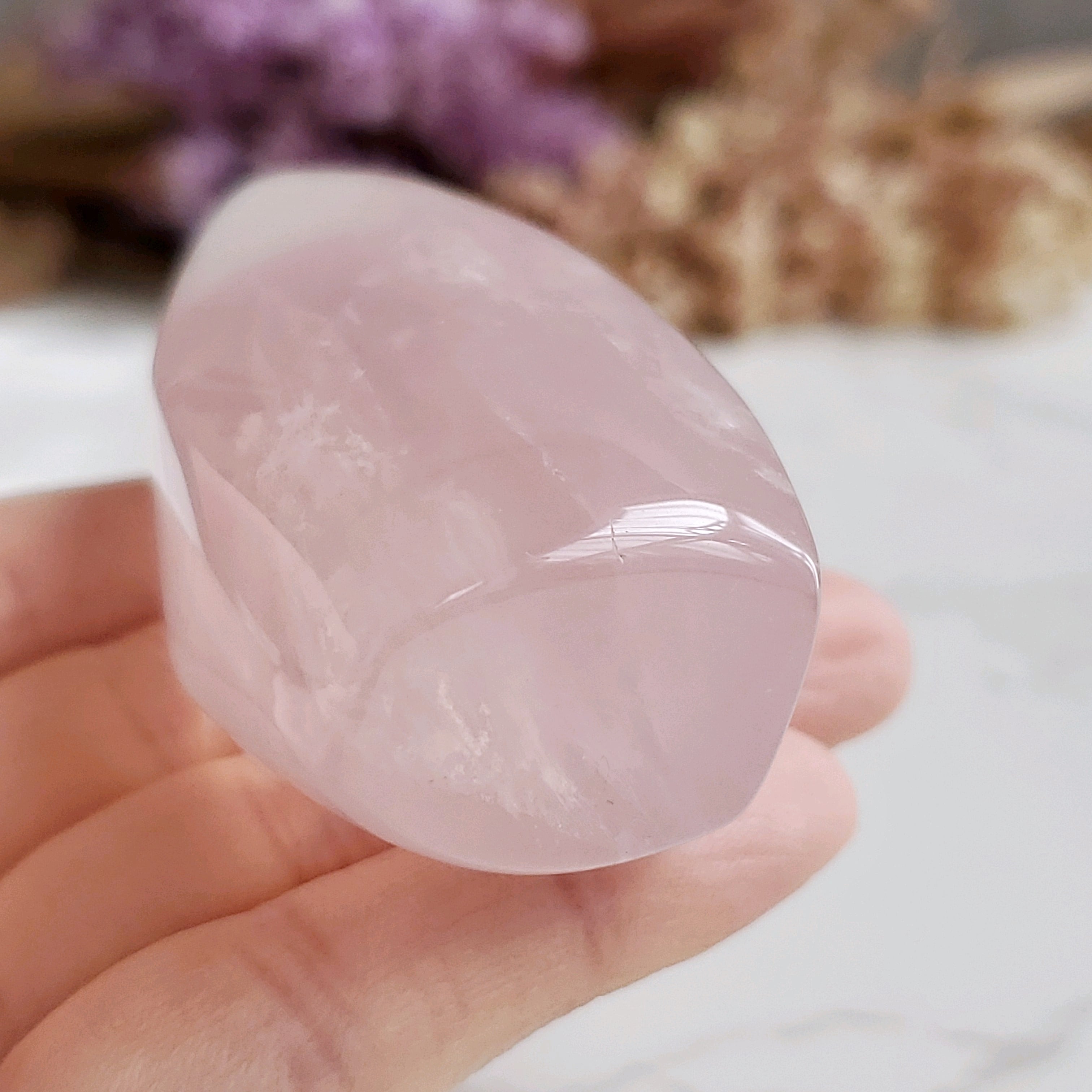 モザンビーク産 ローズクォーツ フレイム | ホシノカケラ STONE/AROMA/ART