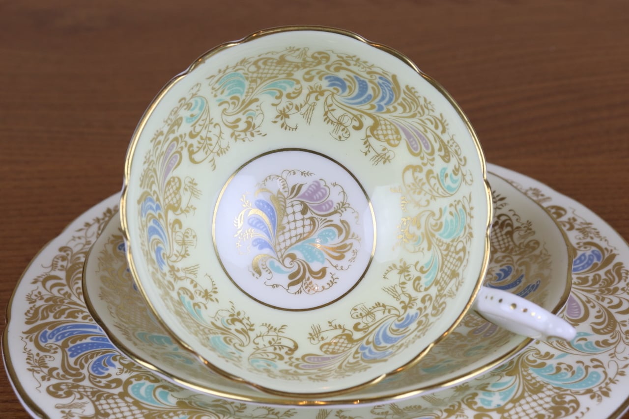 コールポート トリオ ティーカップ ケーキ皿 Chatsworth イギリス