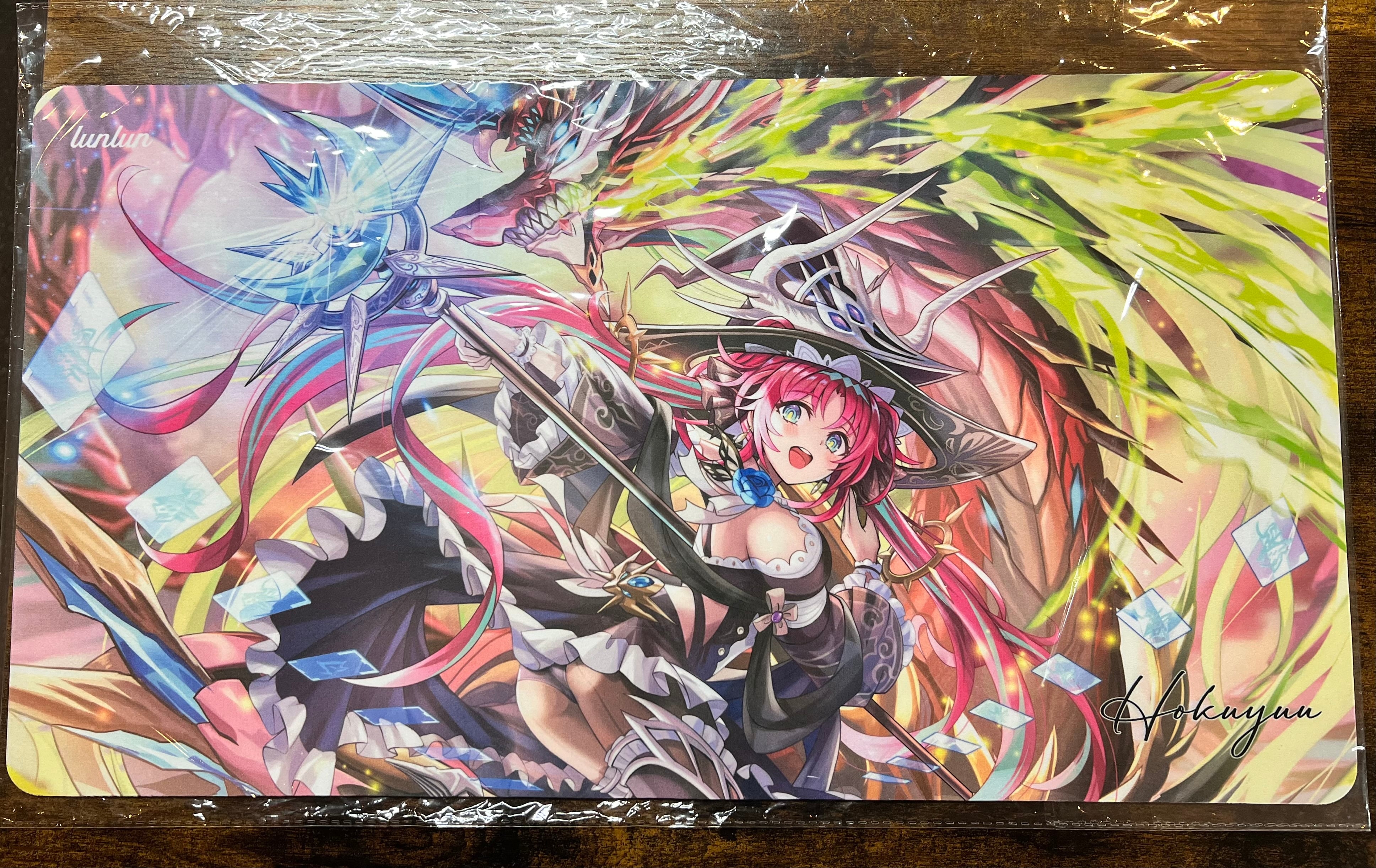 限定販売 匈歌ハトリ先生書き下ろしオリジナルプレイマット(青横)＋