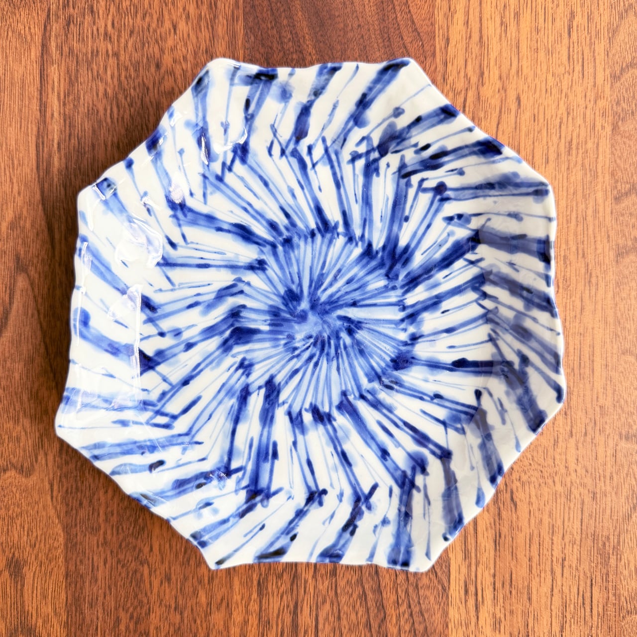 有田焼 福泉窯 濃蛸唐草 6寸皿 | にっこう生活館 ONLINE SHOP