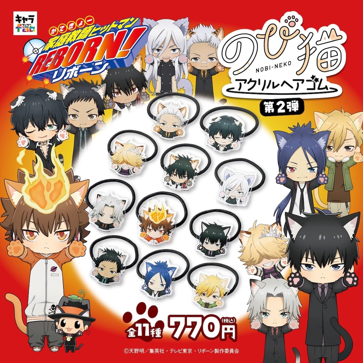 家庭教師ヒットマンREBORN!】アクリルヘアゴム 第2弾（10年後Ver