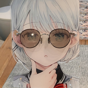 受注生産】ディスプレイボード付きrurudo直筆サイン色紙 - “FALLEN