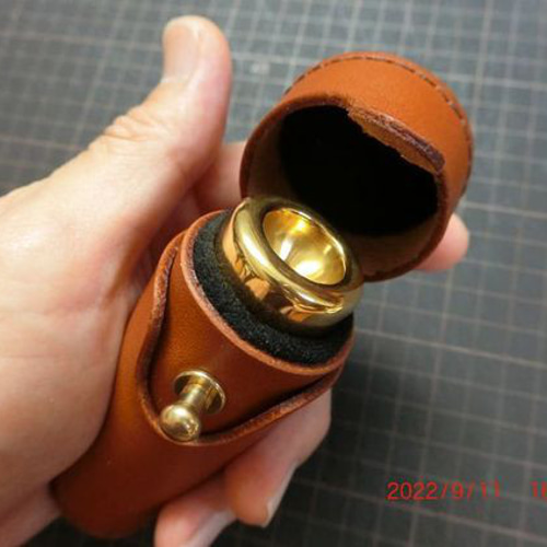 トランペットのマウスピース用ソフトケース（一本用） その他ケース