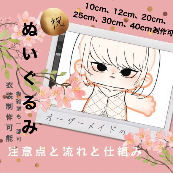 オーダーメイドの仕組み説明】(直接購入禁止、専用ページをご用意し