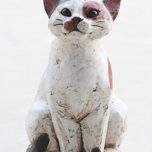三毛猫／陶器／実物大 その他置物 猫を作る人 通販 5073568｜Creema
