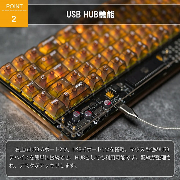 Lelelab Y2K 76 メカニカルキーボード – AB-Next