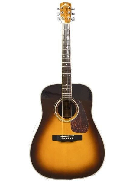 弦交換美品 Morris M-205 アコースティックギター タバコサンバースト