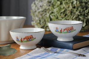 ラスト1点！牛模様が可愛い小さなカフェオレボウル（直径11cm