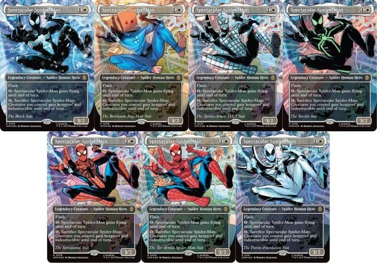 MTG】スパイダーマンのコレクターブースターBOXを開封！当たりカードは
