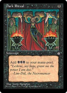 暗黒の儀式/Dark Ritual》[ICE] 黒C | 日本最大級 MTG通販サイト