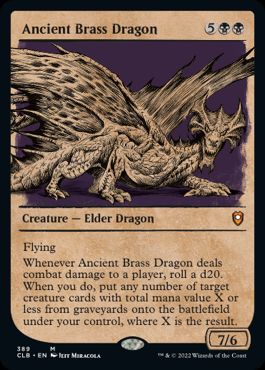 111)《エインシャント・ブラス・ドラゴン/Ancient Brass Dragon》[CLB