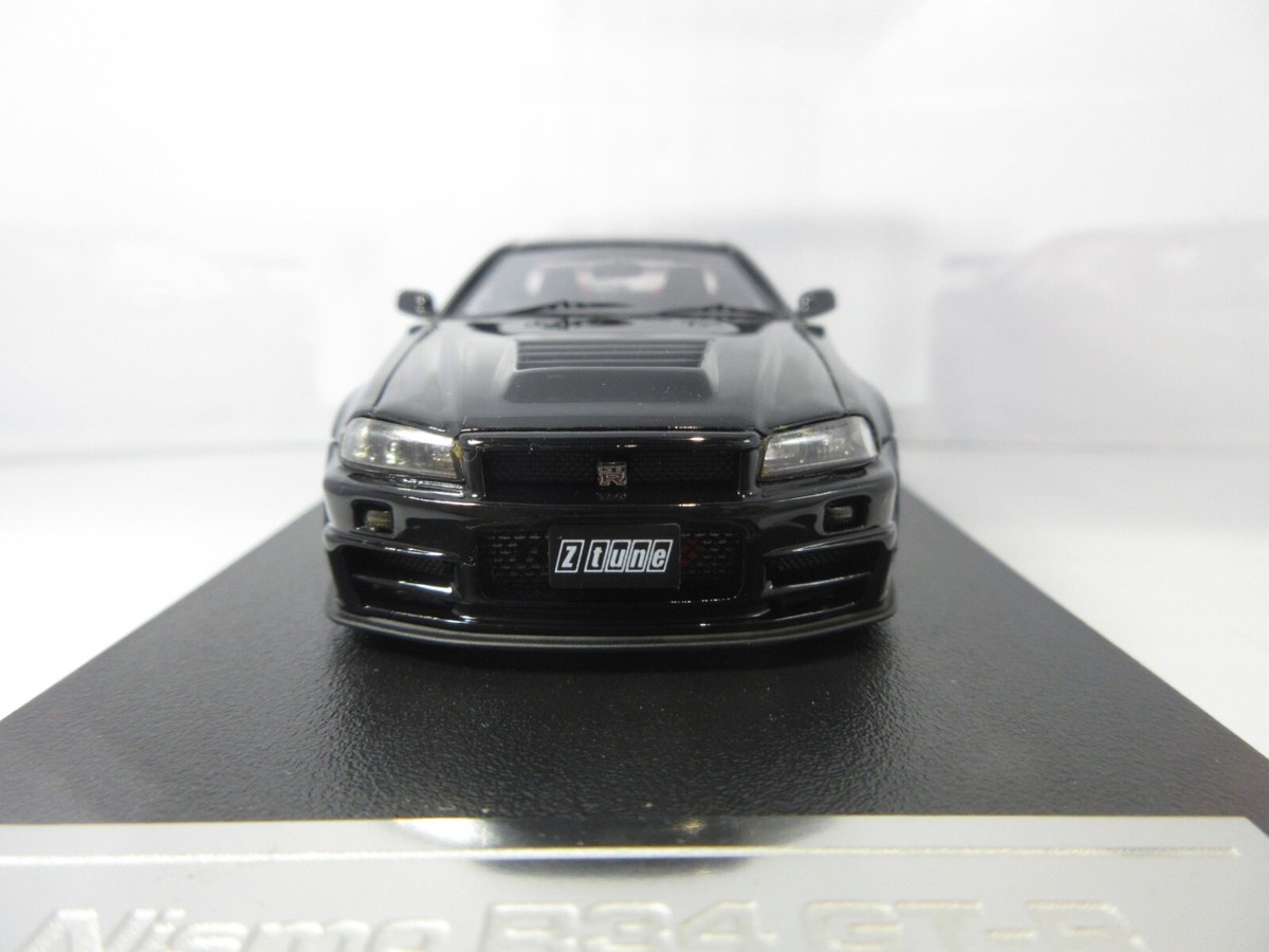 1:43 HPI-MIRAGE NISSAN Nismo R34 Skyline GT-R Z-tune Black Die