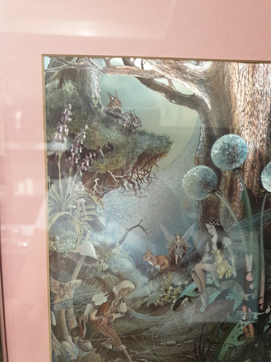Vintage Fantasy 1989 Dufex Foil Art Print - Fairies - The First