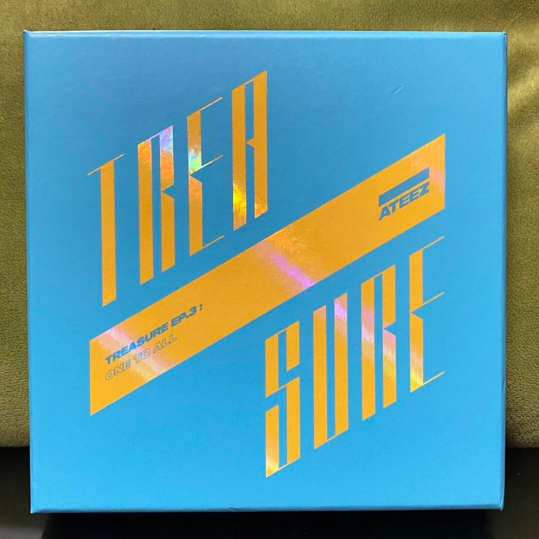 ATEEZ TREASURE EP 3 One To All WAVE VER. CD Set Sticker Photobook