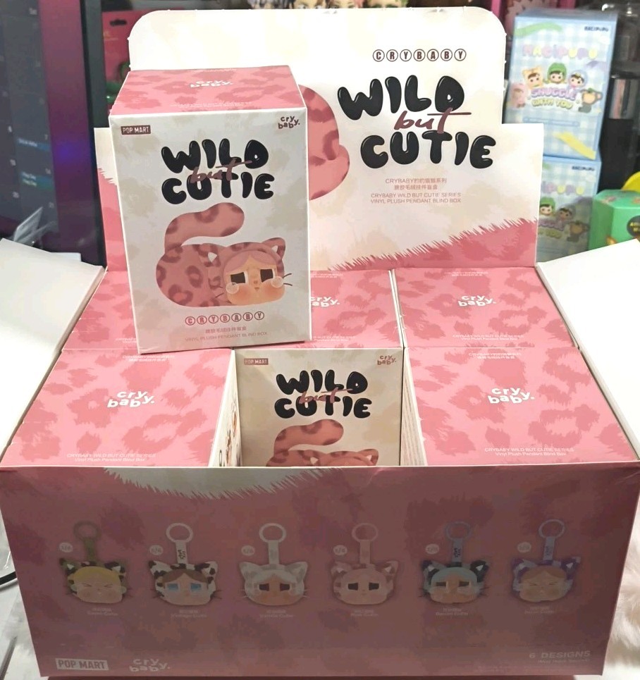 USA seller Authentic POPMART CRYBABY Wild But Cutie Vinyl Plush