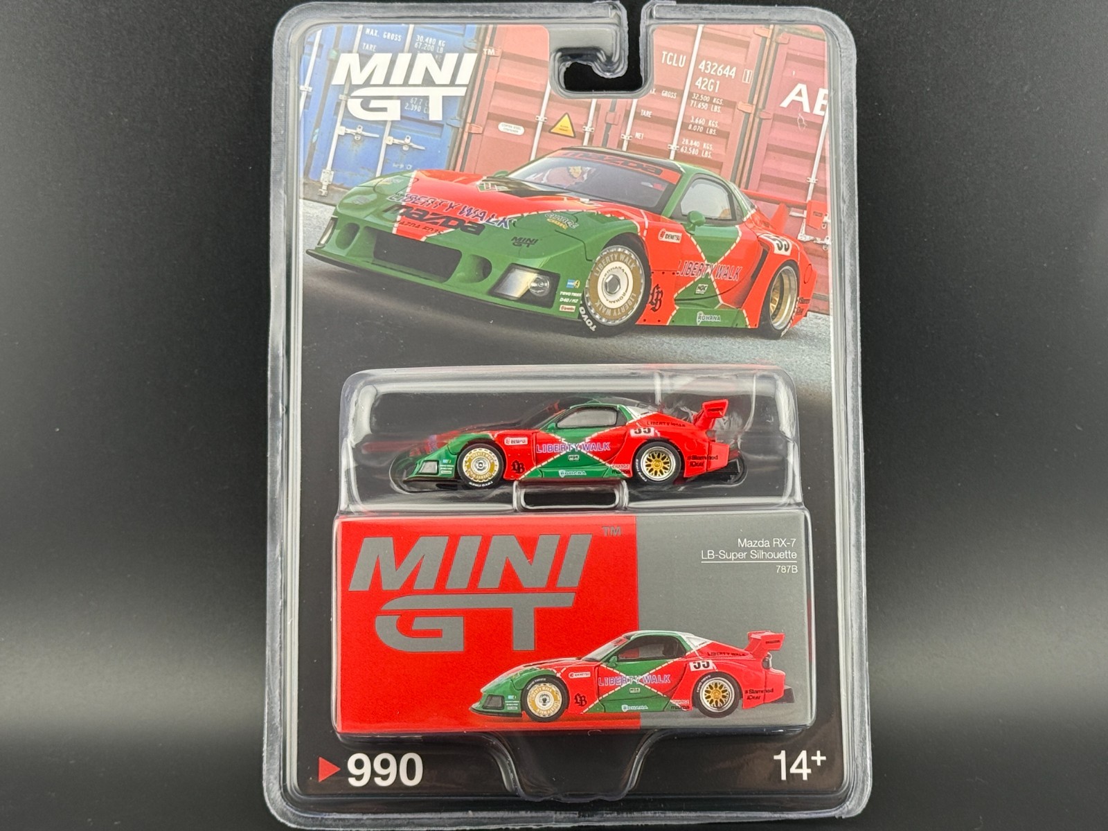 Mini GT Mazda RX-7 LB-Super Silhouette 787B #990 1/64 | eBay