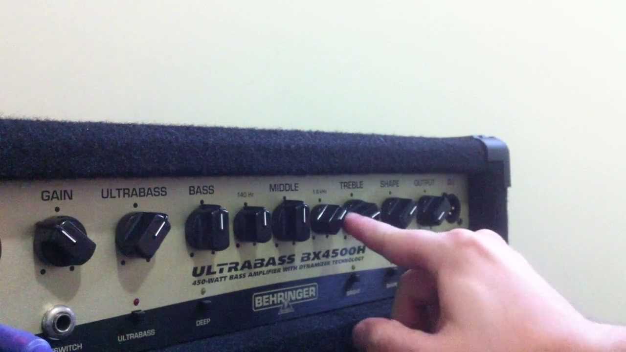 Behringer Ultrabass BX4500H - Review - YouTube
