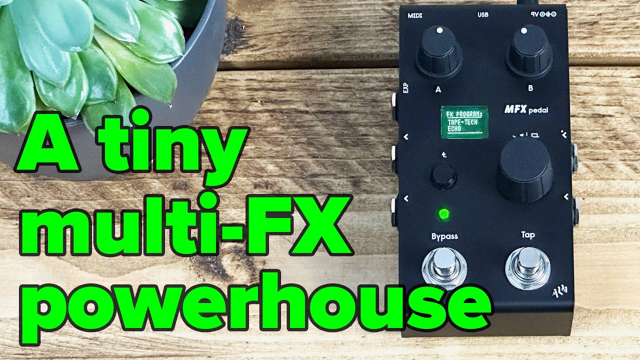 Putting synths and drum machines through the MFX Pedal from ALM