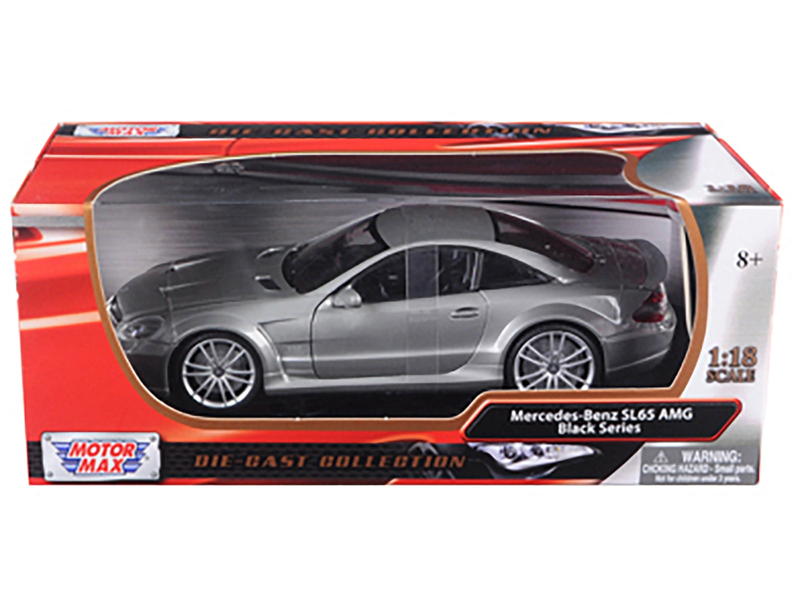MOTORMAX Mercedes SL65 AMG Black Series R230 Diecast Model Car