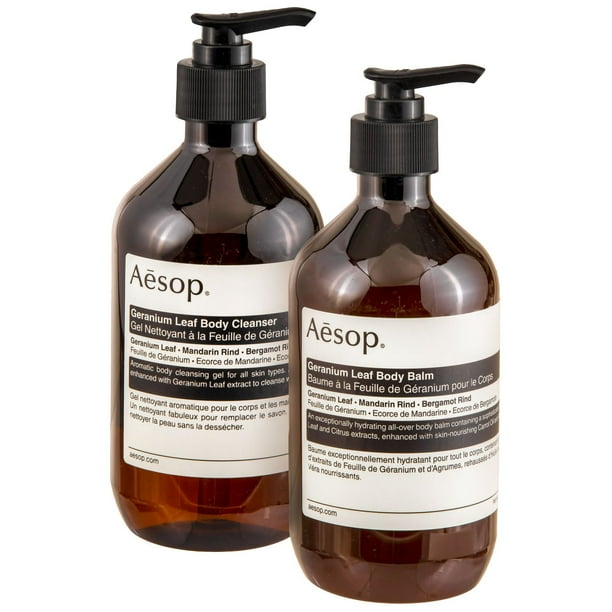 Aesop Geranium Leaf Duet, Body Cleanser & Body Balm Kit - Samsclub.com