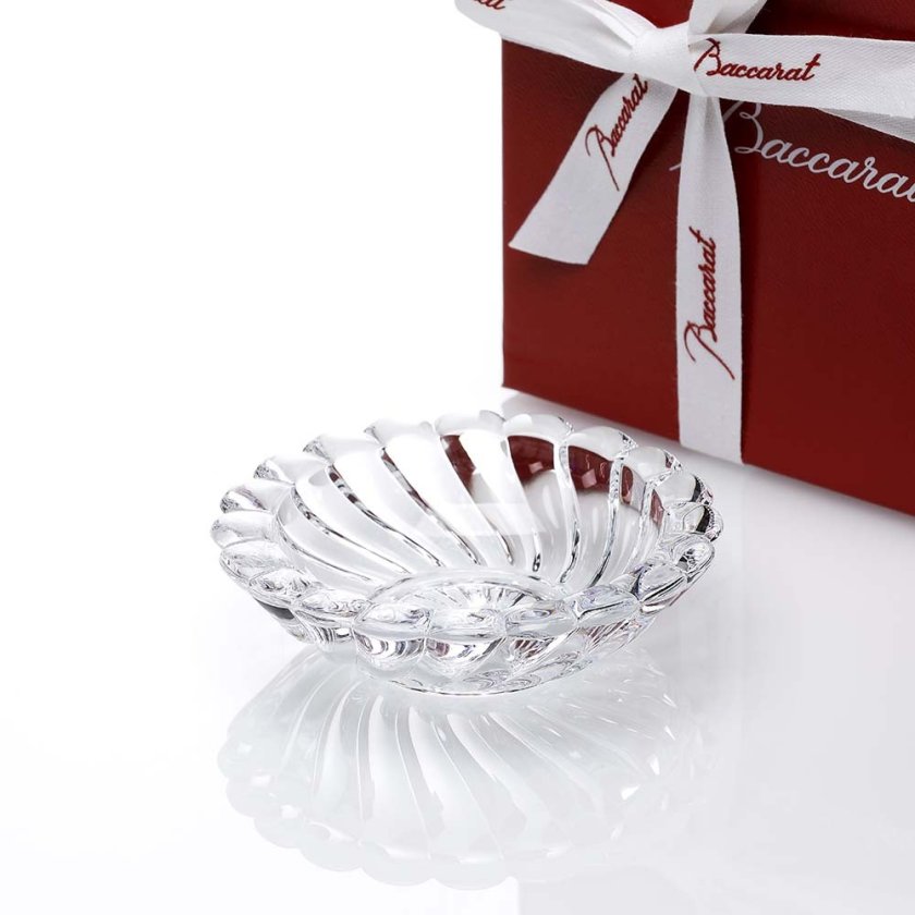 バカラ ボリュート アッシュトレイ（8cm）名入れ彫刻代込み トレイ