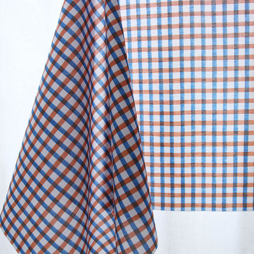 MANATSUBI（ピンク×グリーン）チェック柄- 布・生地の通販サイト